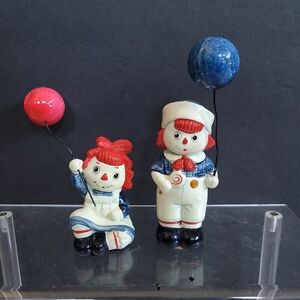 Fitz & Floyd Raggedy Ann & Andy